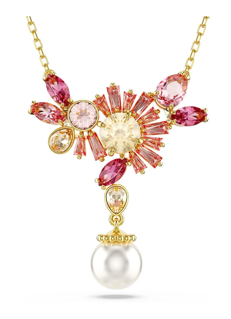 Collana Swarovski Gema placcata in oro