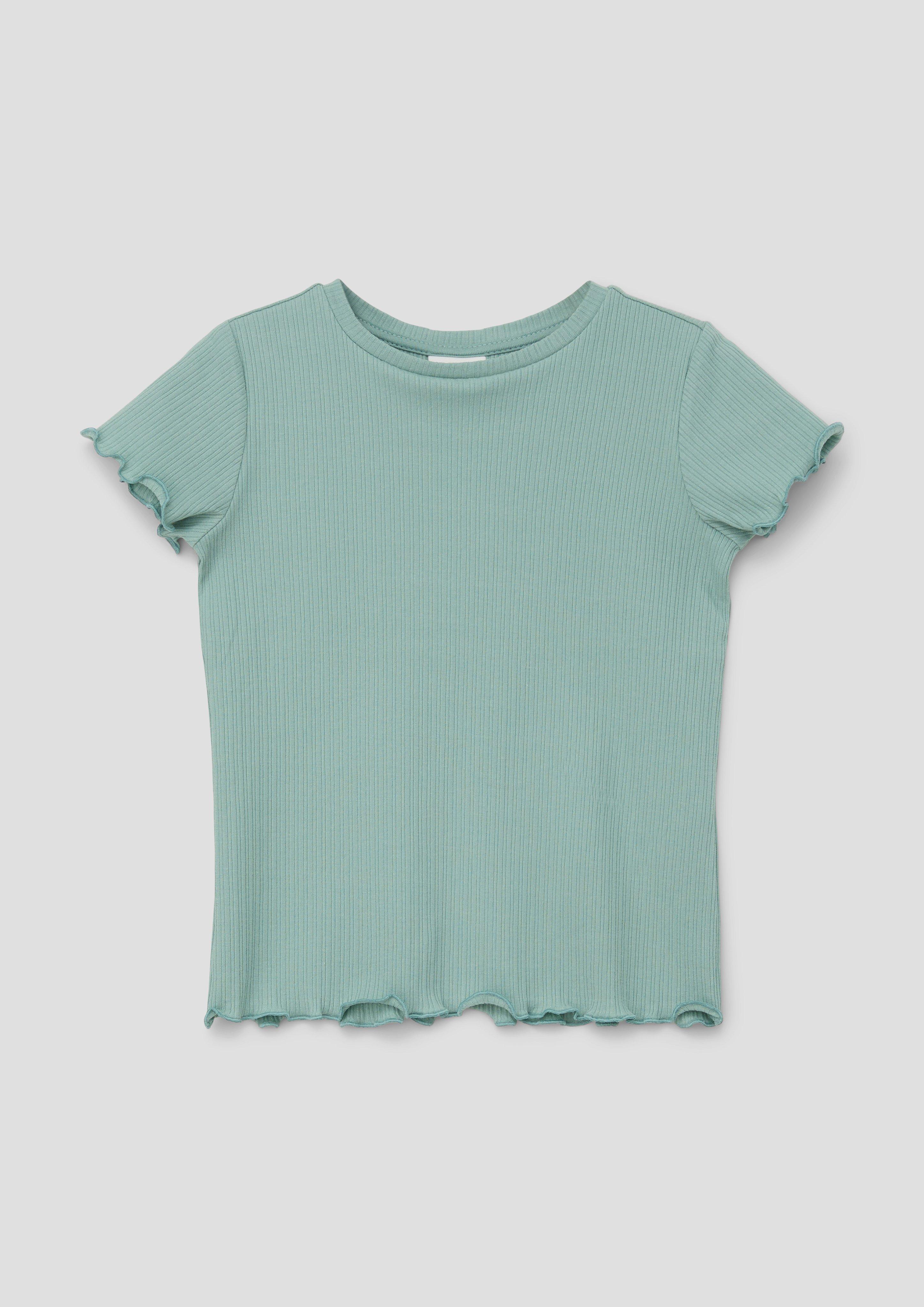 T-Shirt mit Rippstruktur  2142066-6552