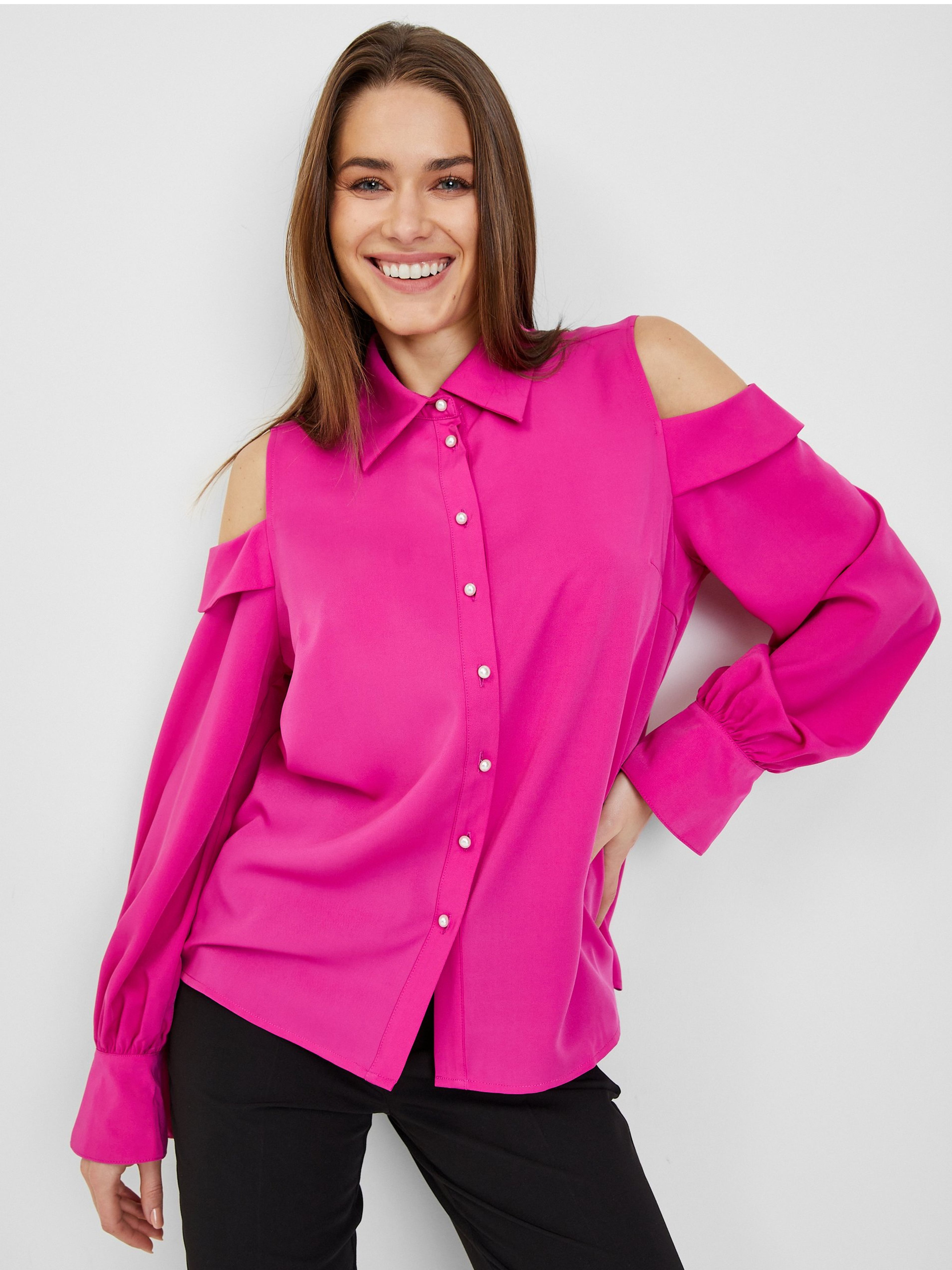 Rosa Damenbluse ORSAY