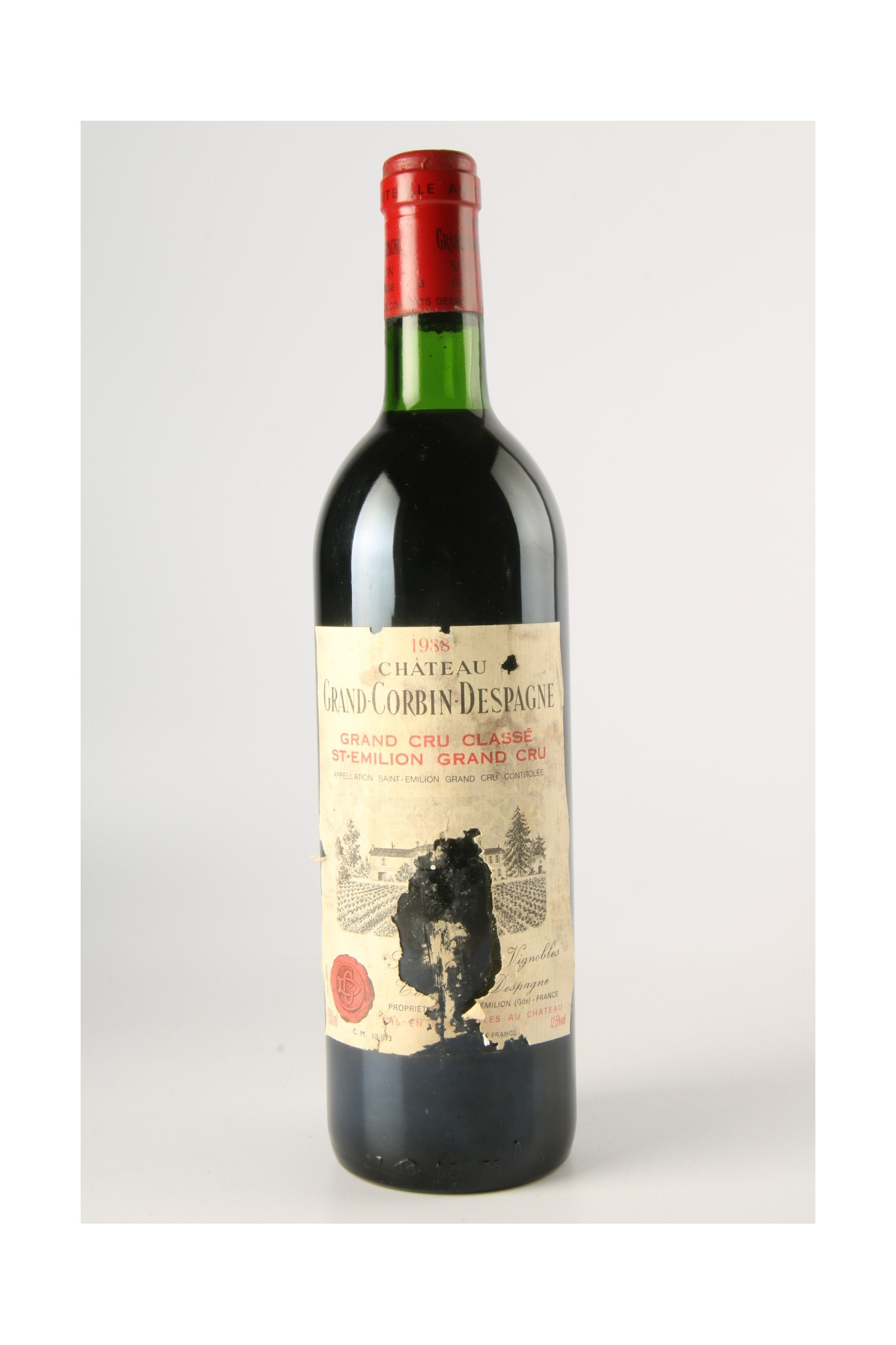 Château Grand Corbin Despagne 1988, Saint Emilion