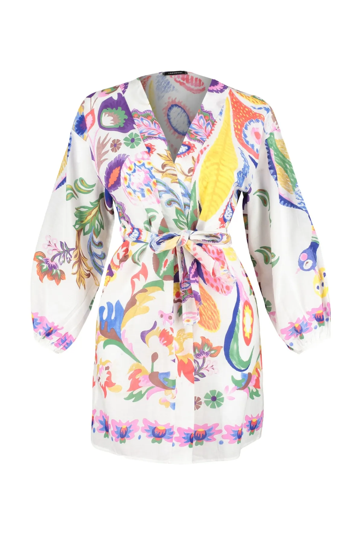 Trendyol Collection  Kimono & Kaftan - Weiß - Regular Fit