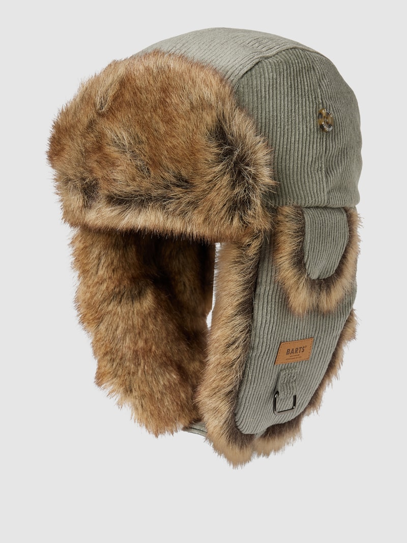 Mütze mit Ohrenklappen Modell 'RIB BOMBER' in petrol