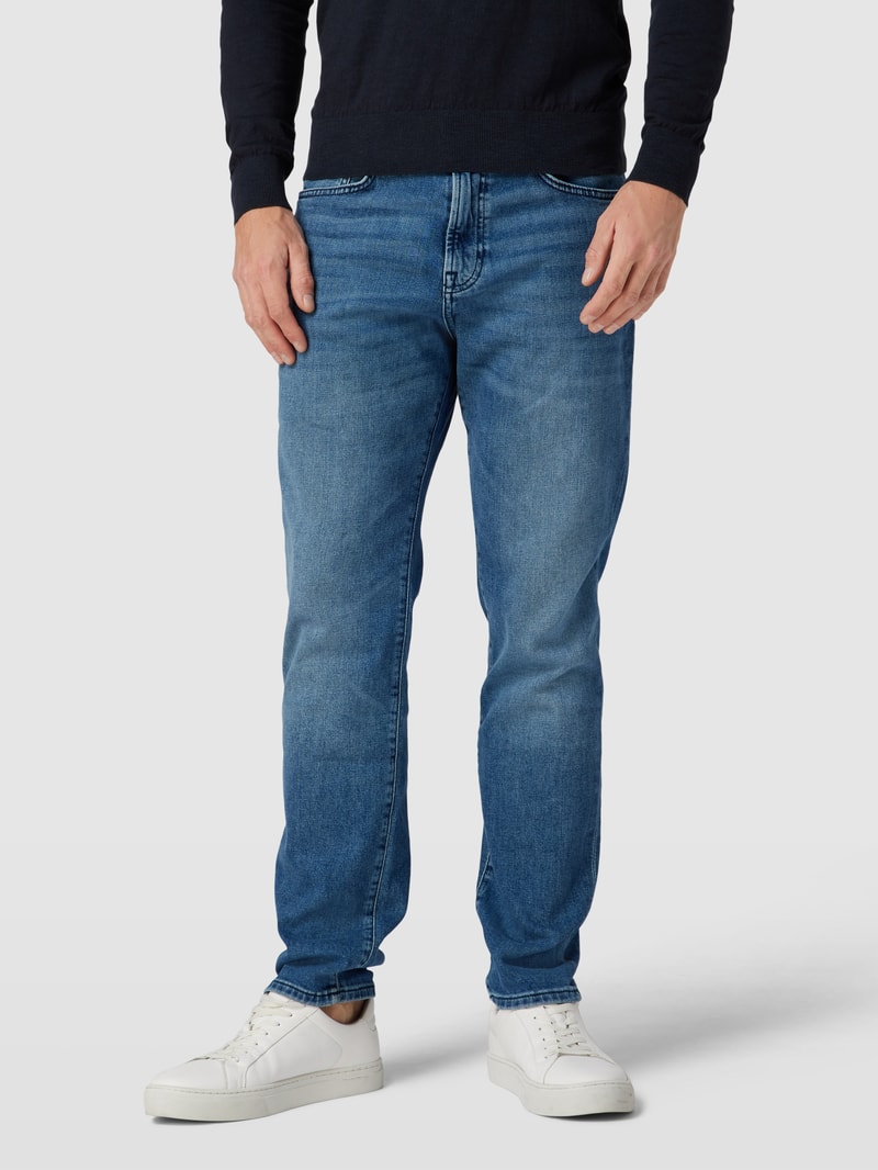Jeans im 5-Pocket-Design Modell 'Maine' in blau