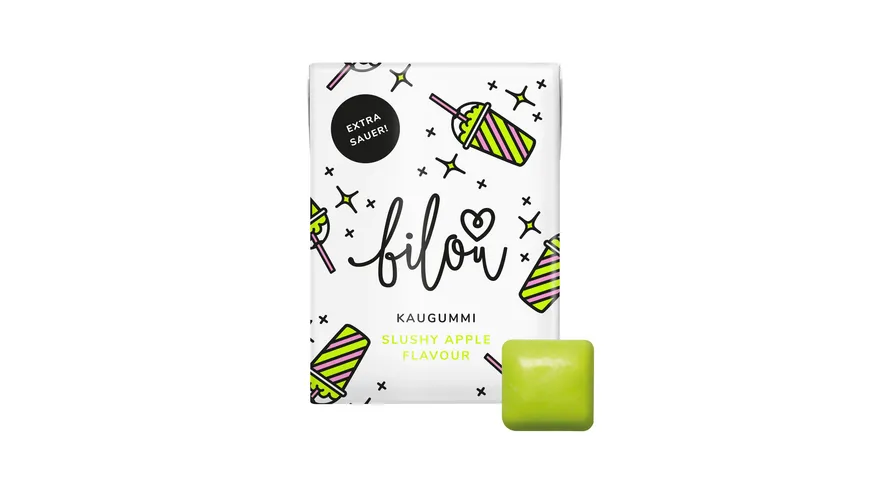 bilou Kaugummi Slushy Apple Flavour 24 g