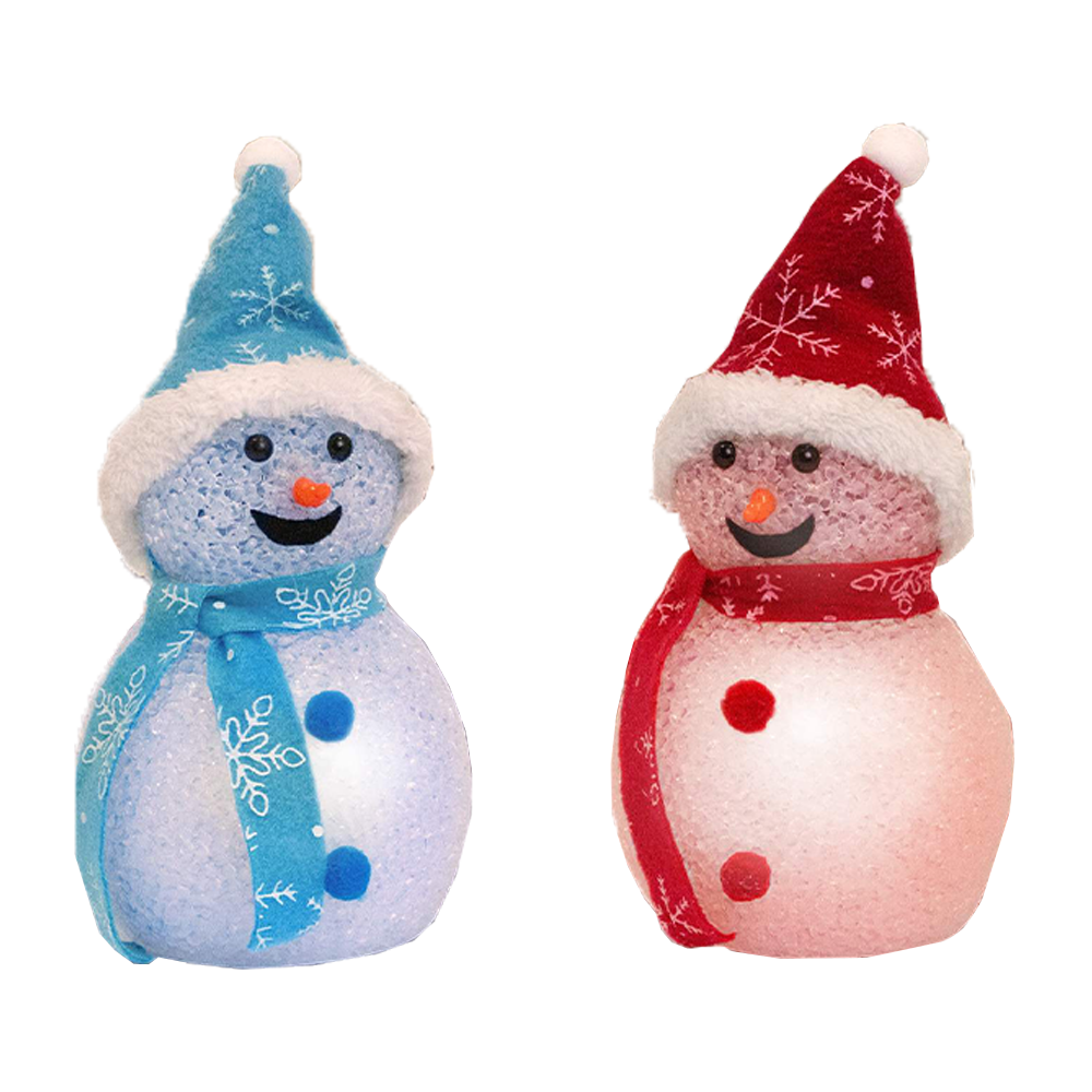 I-Glow LED-Schneeballfiguren - 2er-Pack