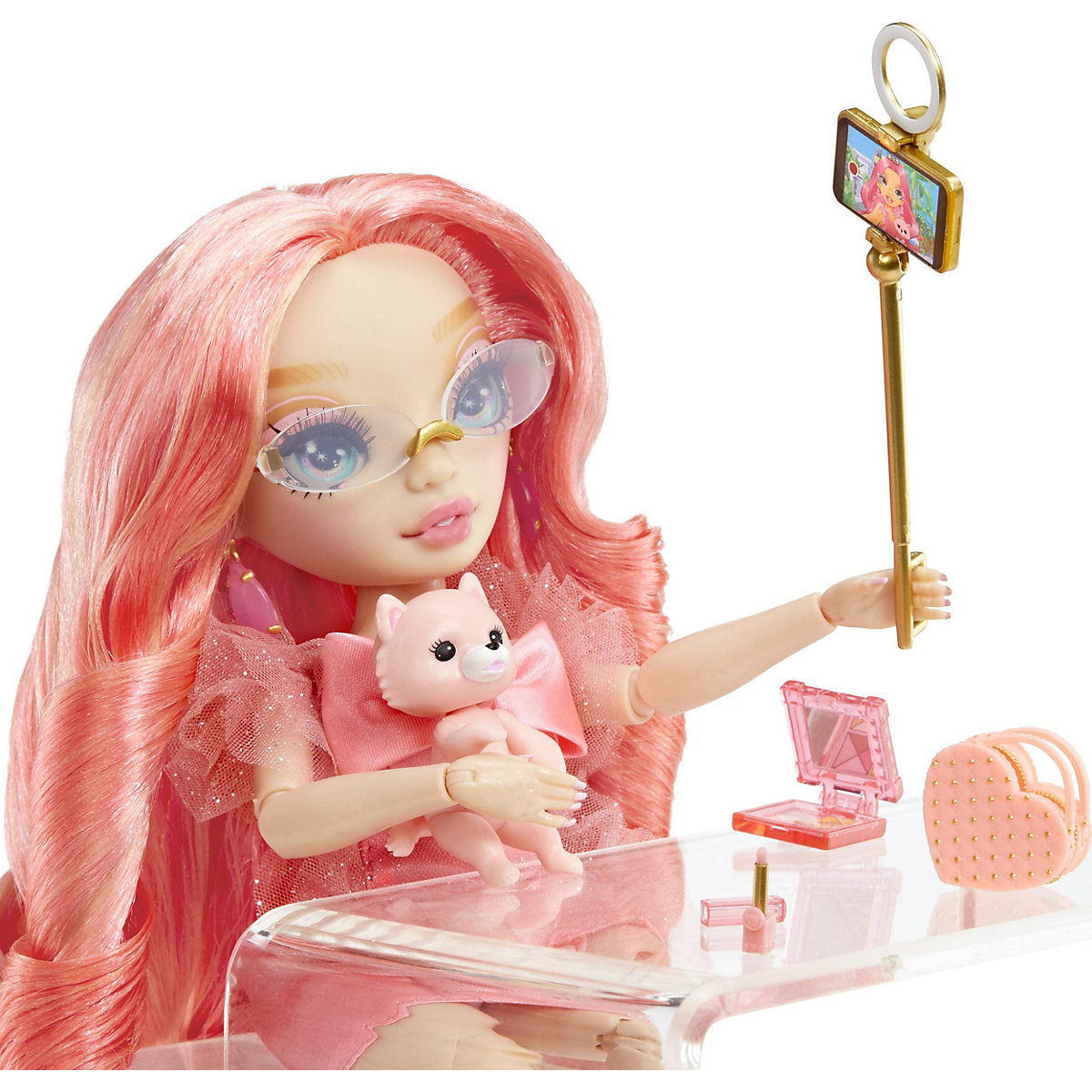 Rainbow High New Friends Fashion Doll- Pinkly Paige (Pink)