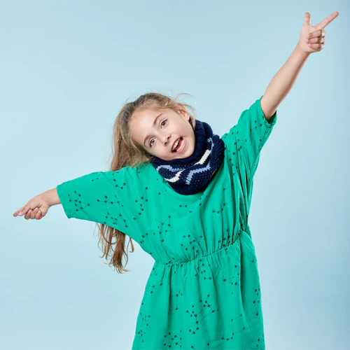 Apello Navy Blue - Navy Blue Fleece Snood