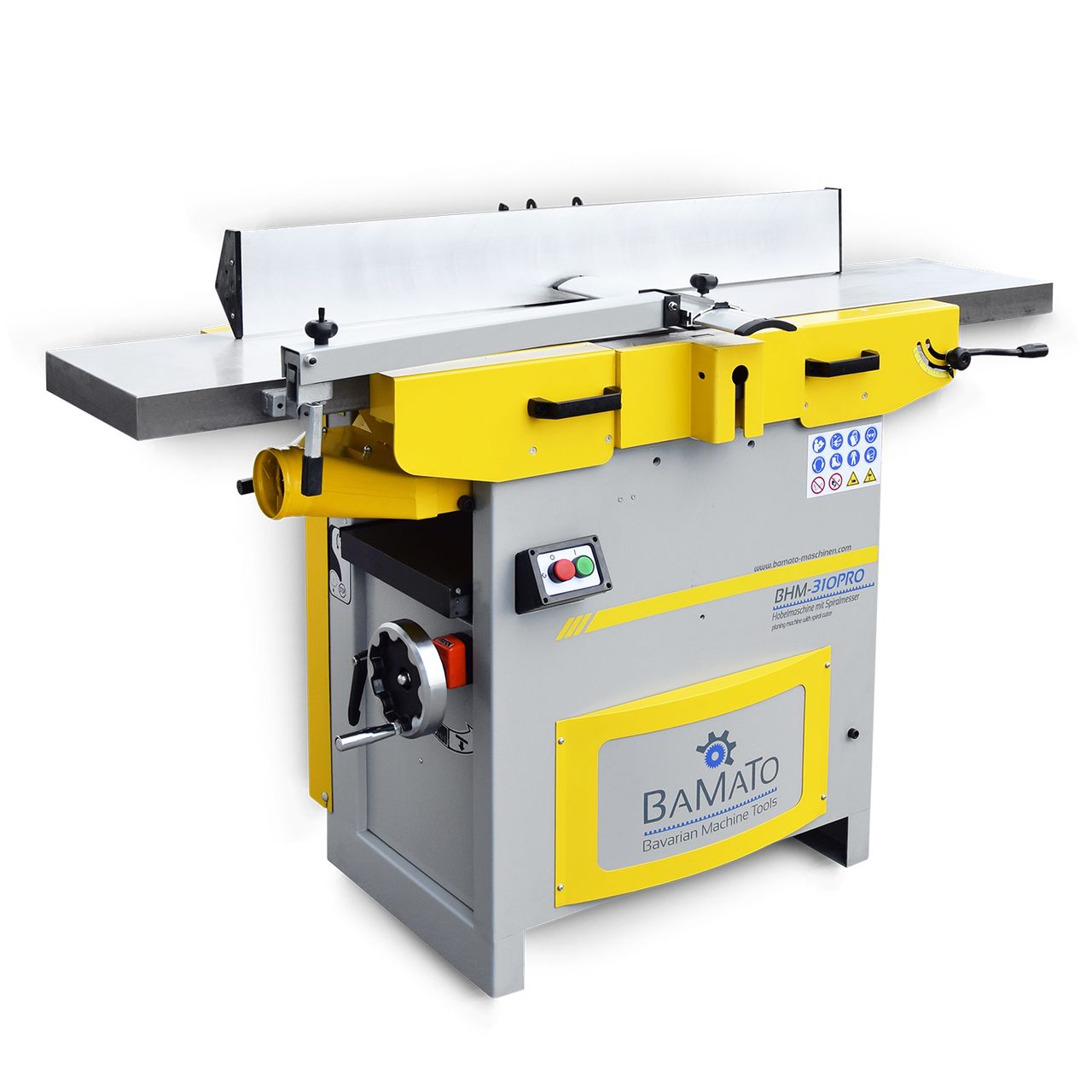 BAMATO Abricht- und Dickenhobelmaschine mit Spiralmesserwelle BHM-310PRO (400V)