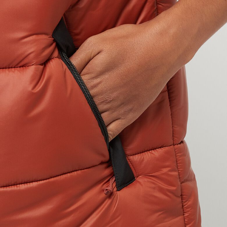 The North Face Himalayan Insulated Vest brandy brown/tnf black