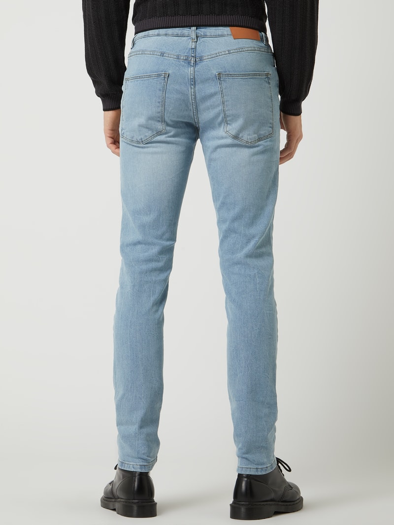 Skinny Mom Fit Jeans mit Stretch-Anteil in hellblau