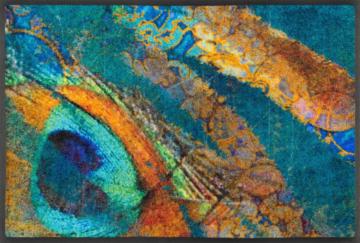 Fußmatte wash dry Exotic Pavo 50 x 75 cm