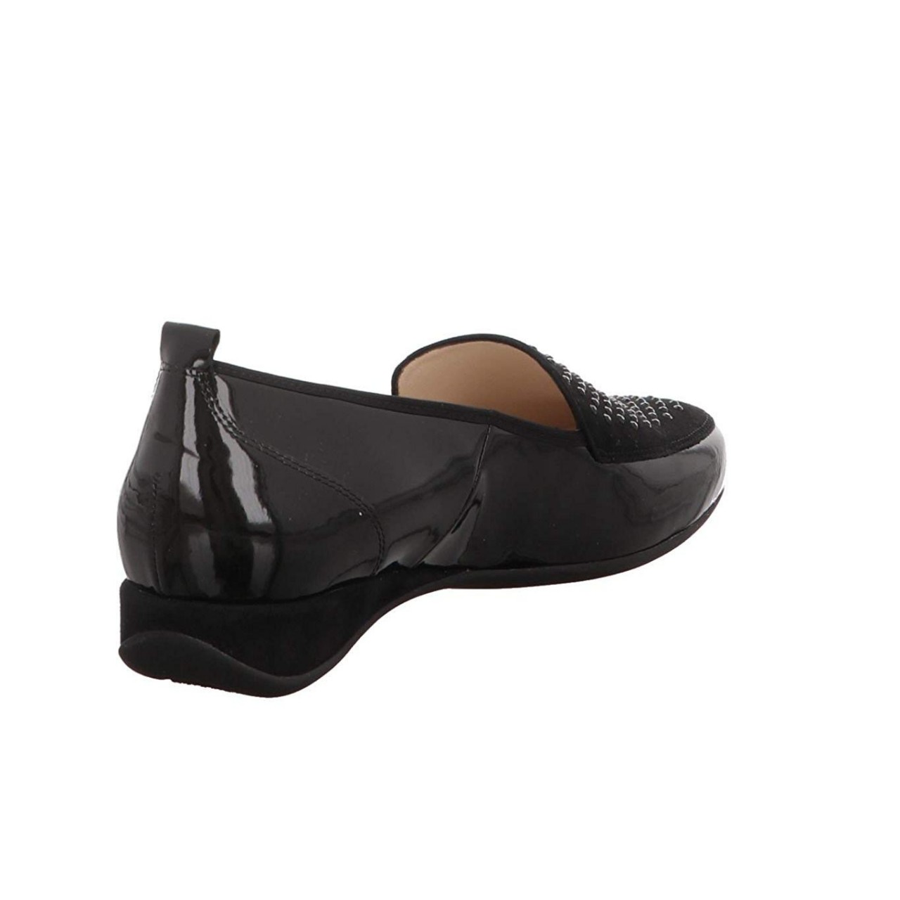 HASSIA Klassische Slipper schwarz