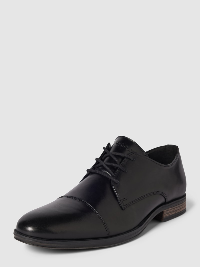 Derby-Schuhe mit Schnürverschluss Modell 'RAYMOND' in schwarz