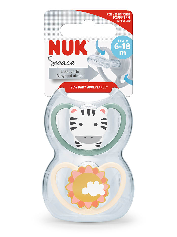 NUK 2er-Set: Schnuller 