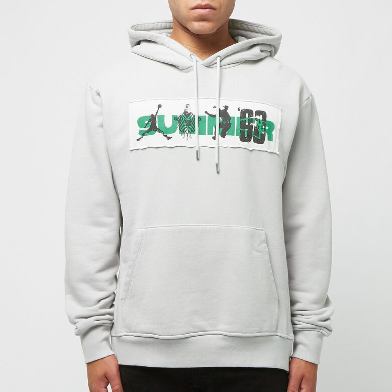 JORDAN x UNION x Bephie's Beauty Supply Fleece Hoodie grey fog/photon dust/stadium green