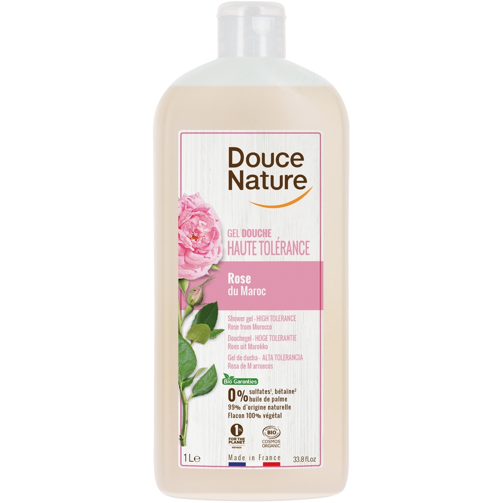 douce nature GEL DOUCHE HAUTE TOLERANCE 1L DOUCHES SOIN ET BIEN ETRE