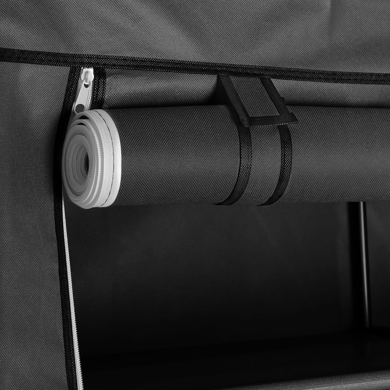 Songmics Garderobe mit 2 Kleiderstangen, 140 x 43 x 174 cm