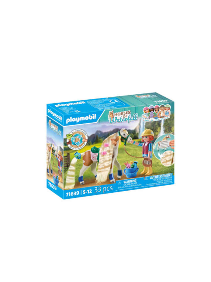 Playmobil Spielfigurenset Horses of Waterfall Ellie & Pferd mit Kreppeisen günstig kaufen onesize