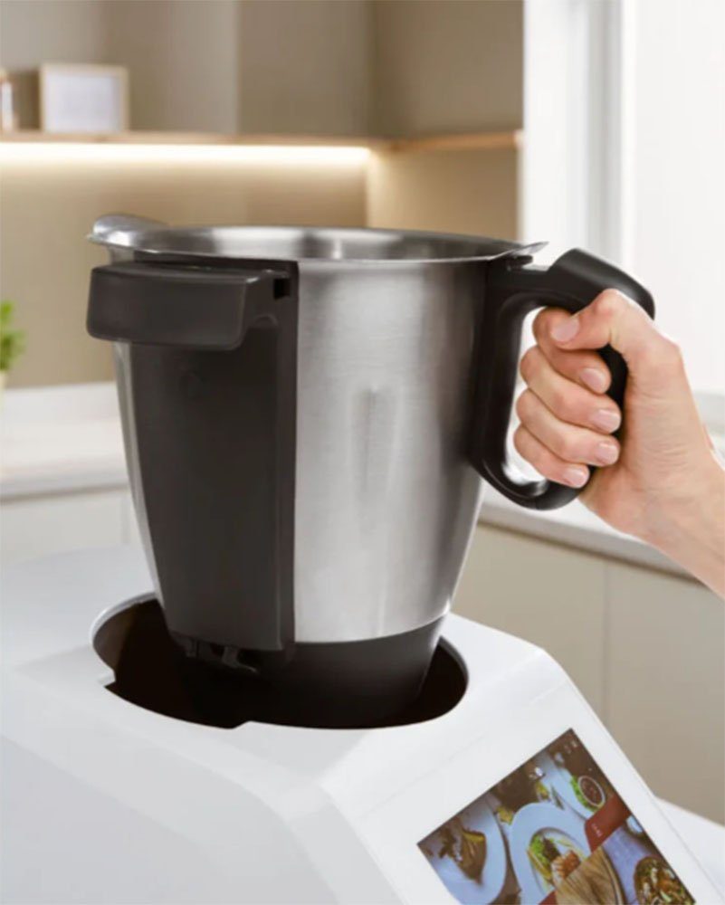 SilverCrest Küchenmaschine mit Kochfunktion Mixer Monsieur Cuisine Smart SKMS 1200 A1, 1200,00 W