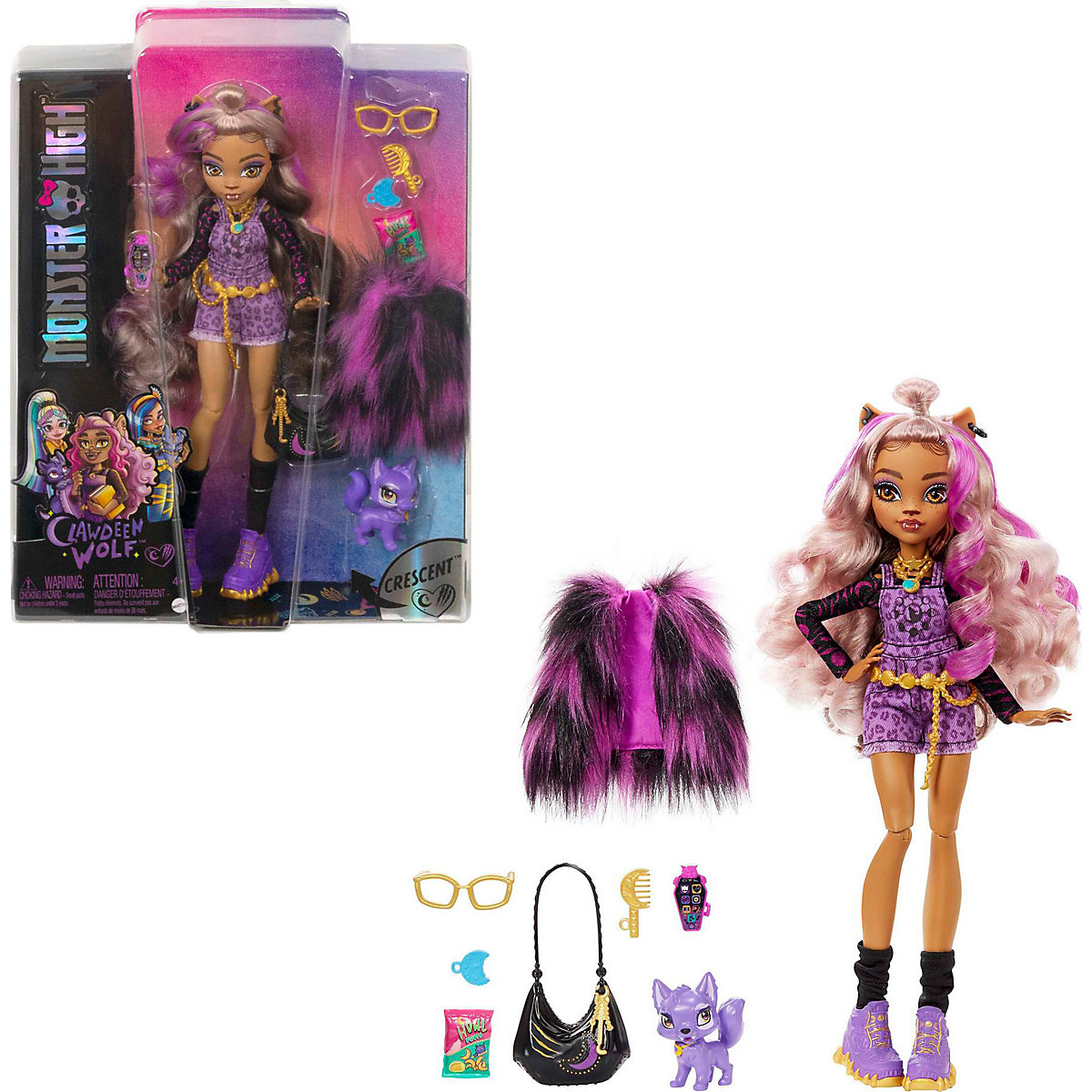 Monster High Core Puppe Clawdeen