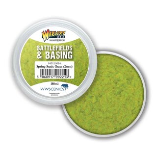 Battlefields & Basing: Spring 2mm Static Grass (180ml)