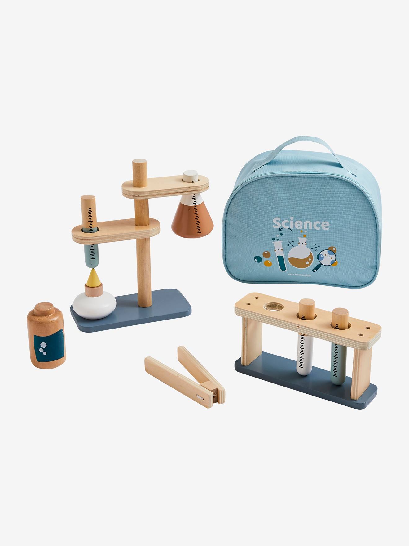 Kit du chimiste en bois FSC® blanc