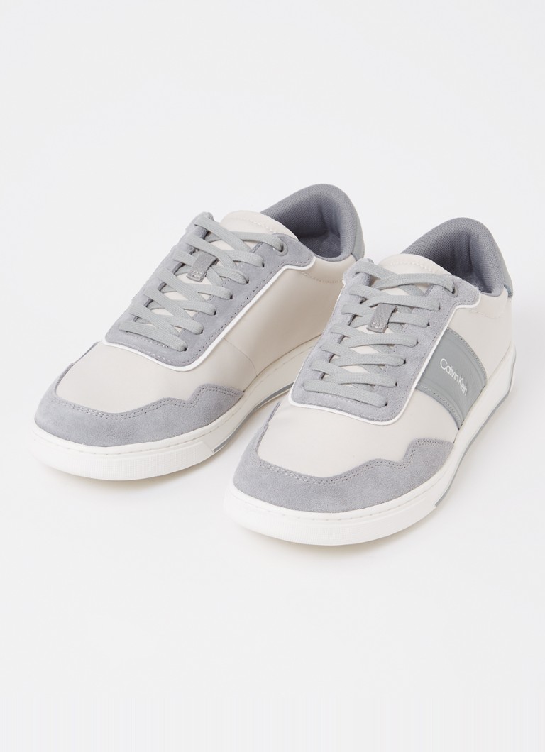 Sneakers Calvin Klein con dettagli in pelle scamosciata e logo
