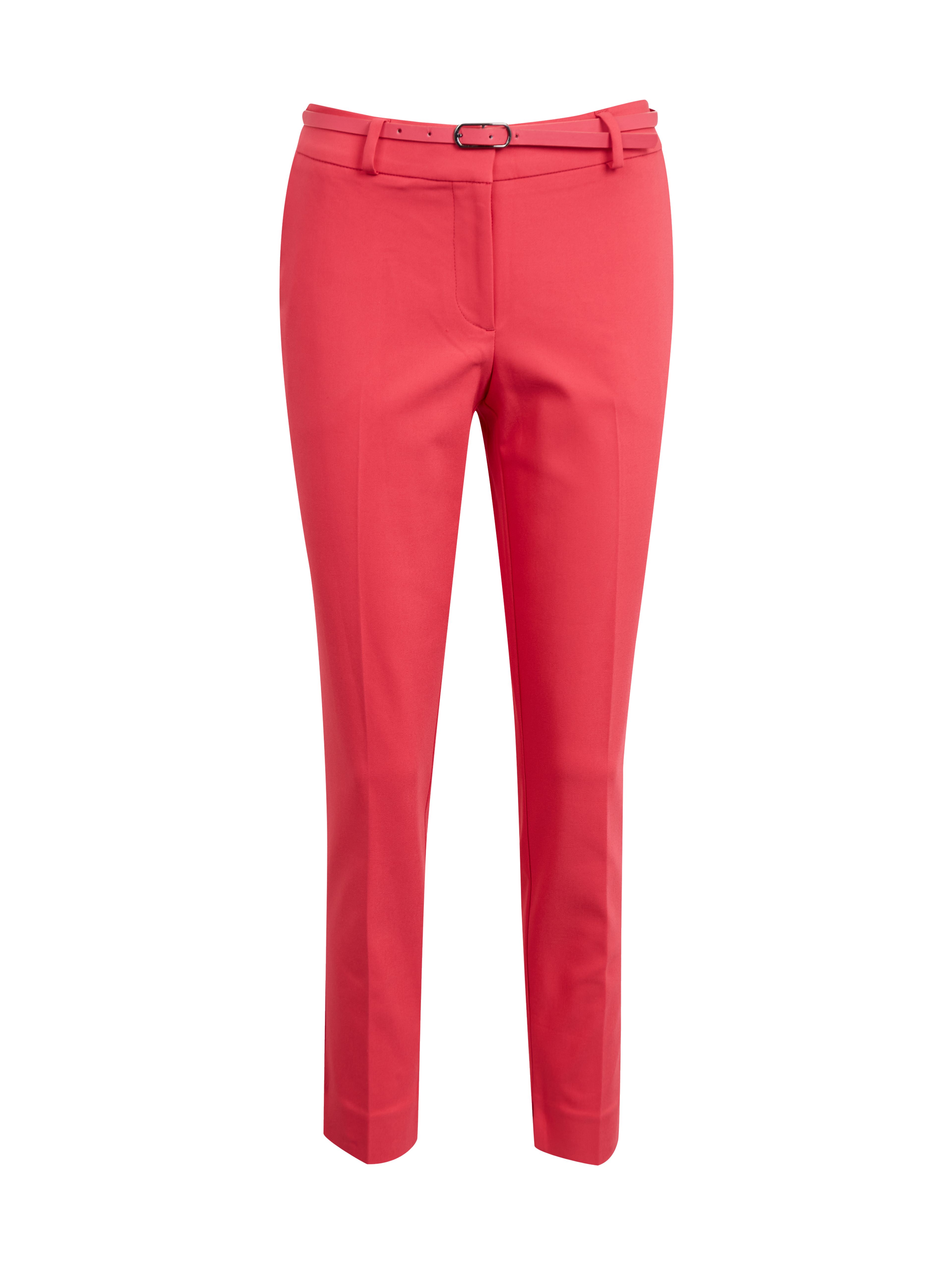 Dunkelrosa Damenhose mit Gürtel ORSAY
