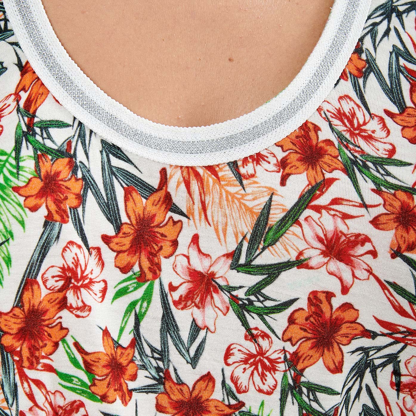 JOM    Débardeur fleuri Femme
