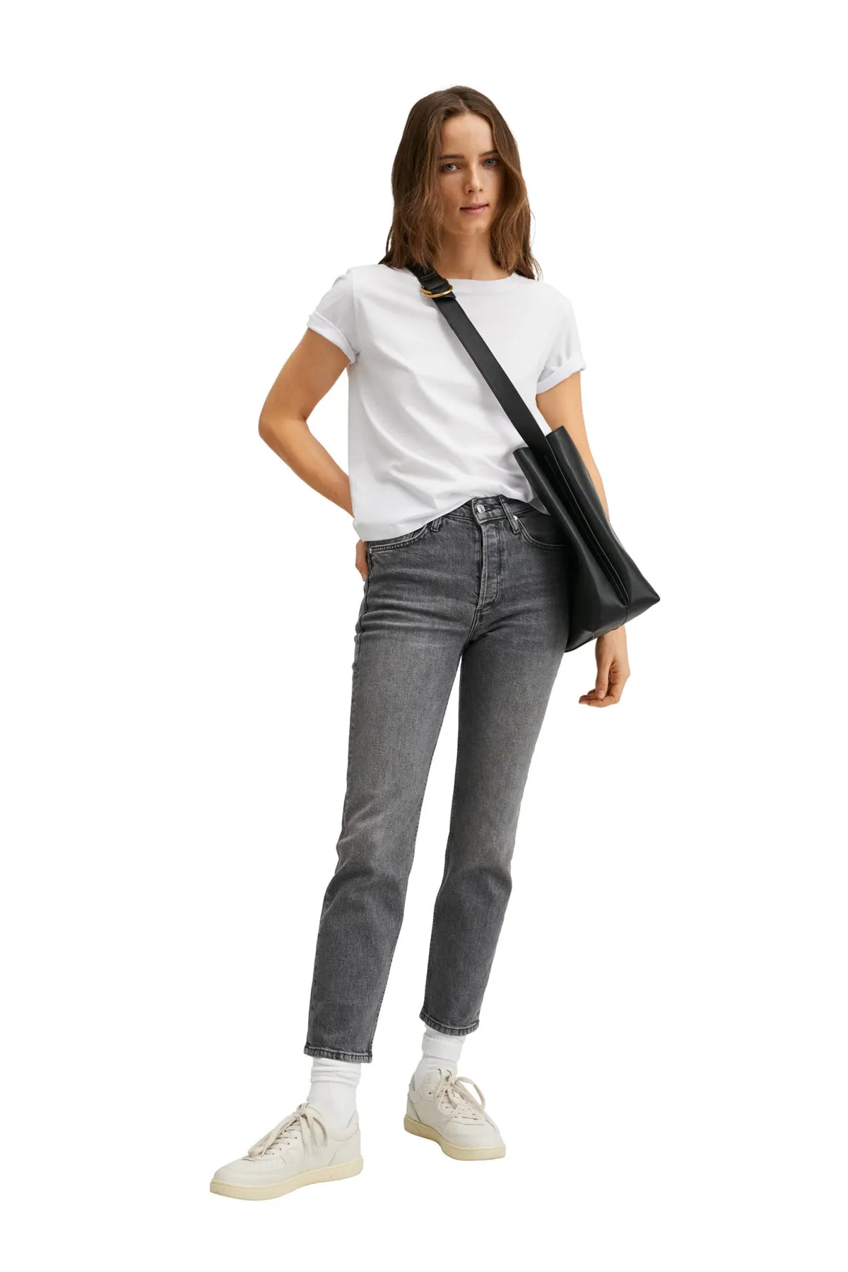 MANGO  Jeans - Grau - Boyfriend