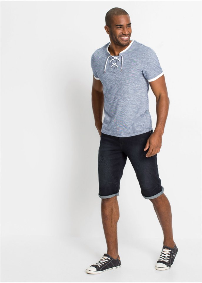 T-Shirt mit Schnürung