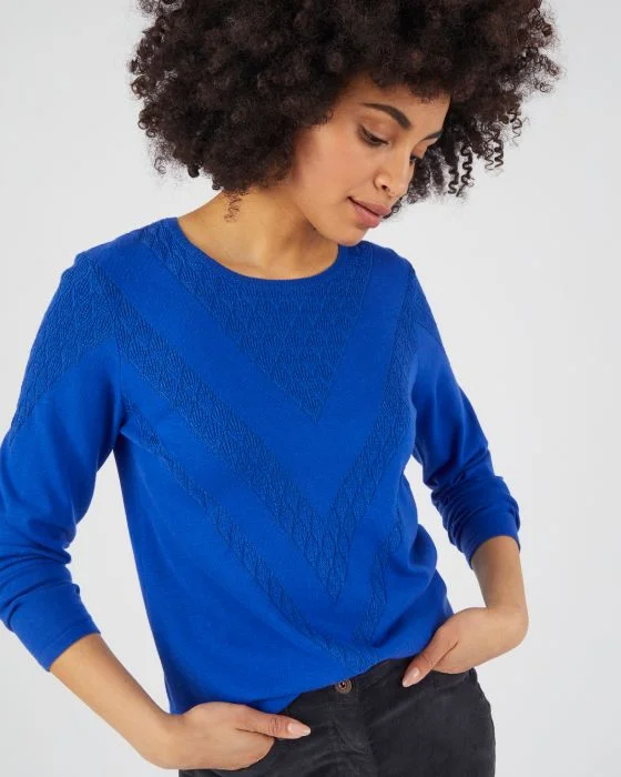 Pull maille fantaisie chaud Thermolactyl