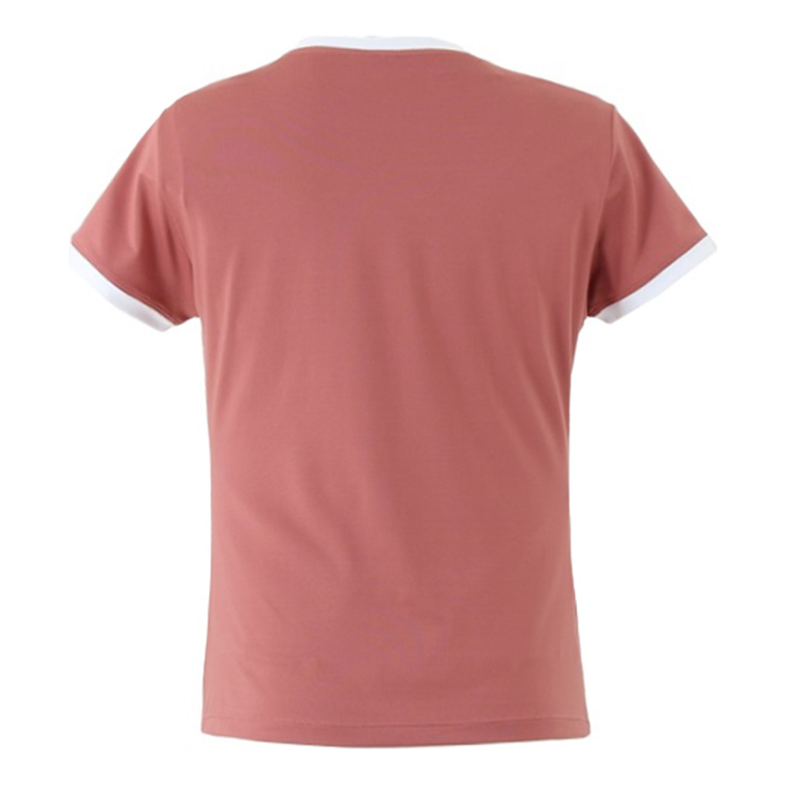 Kadiri Striped V-Neck T-Shirt Damen - Rosa