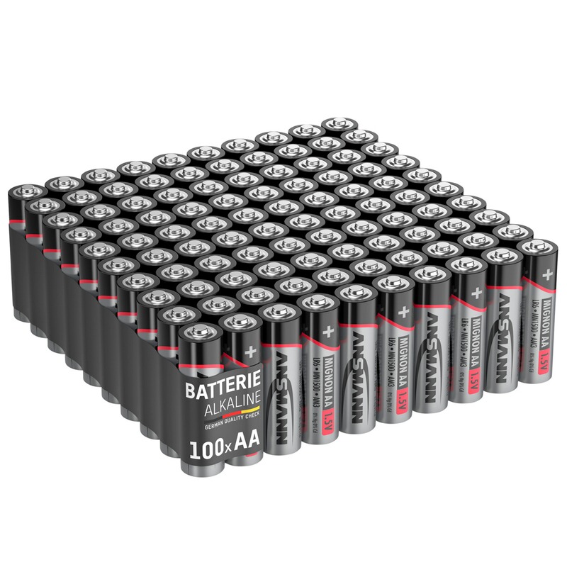 Ansmann Batterien Alkaline Mignon AA 100 Stück