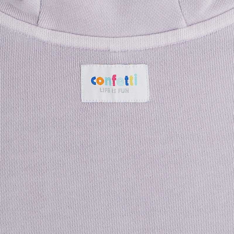Gilet lilas confetti CONFETTI pigments naturels violet mixte