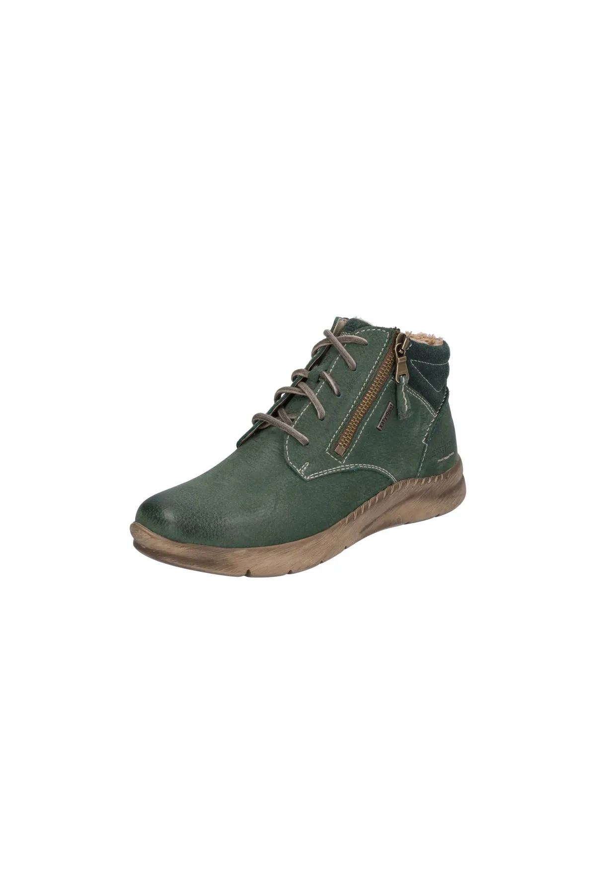 Josef Seibel  Stiefelette - Grün - Flacher Absatz