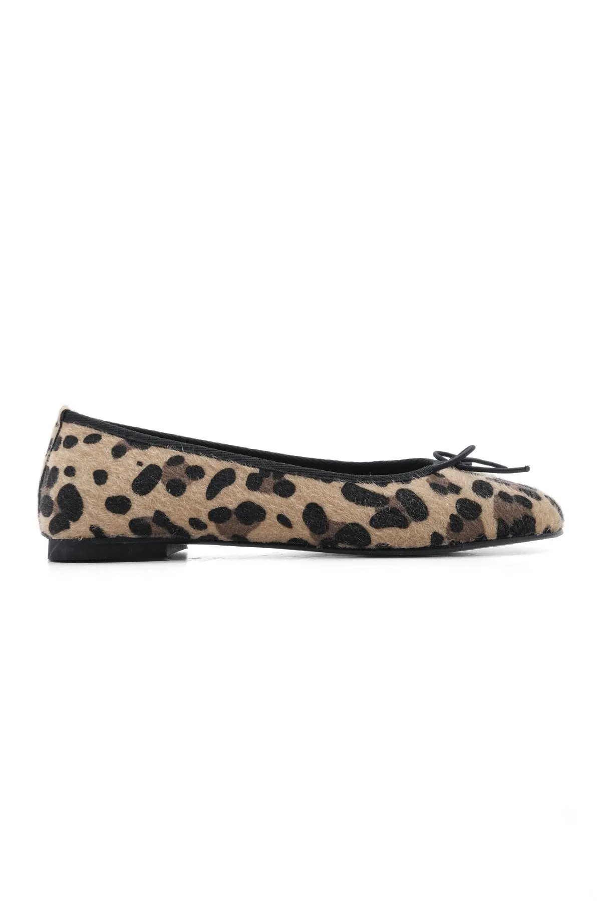 Marjin  Damen Täglich Ballerinas Runde Nase Ballerinas Ballerinas Adusa Leopard