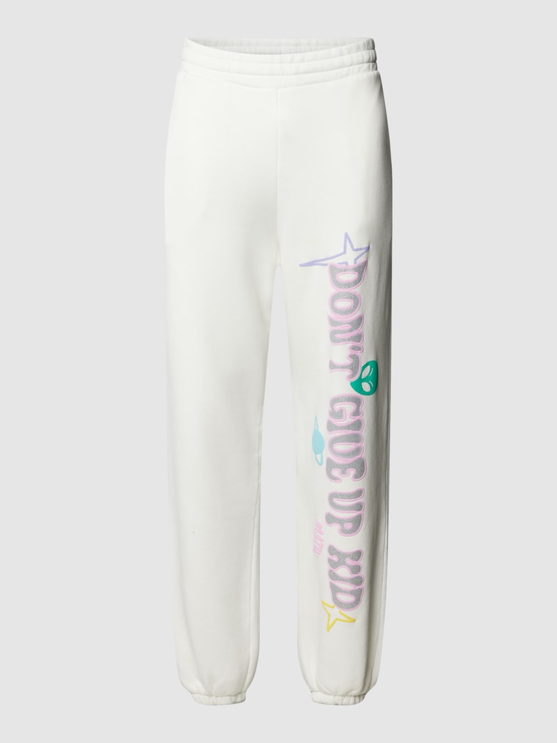 Sweatpants mit Motiv-Print - MATW X REVIEW in offwhite