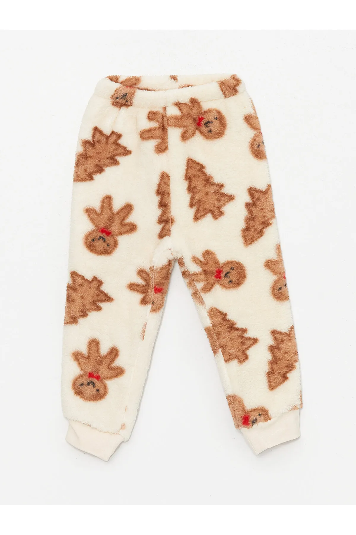 LC Waikiki  Langarm-Pyjama-Set für Babys mit Rundhalsausschnitt und Neujahrsmotiv