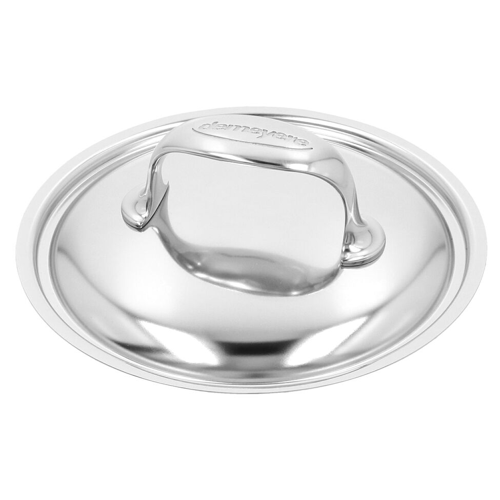 Stieltopf mit Deckel 16 cm, 18/10 Edelstahl, Silber