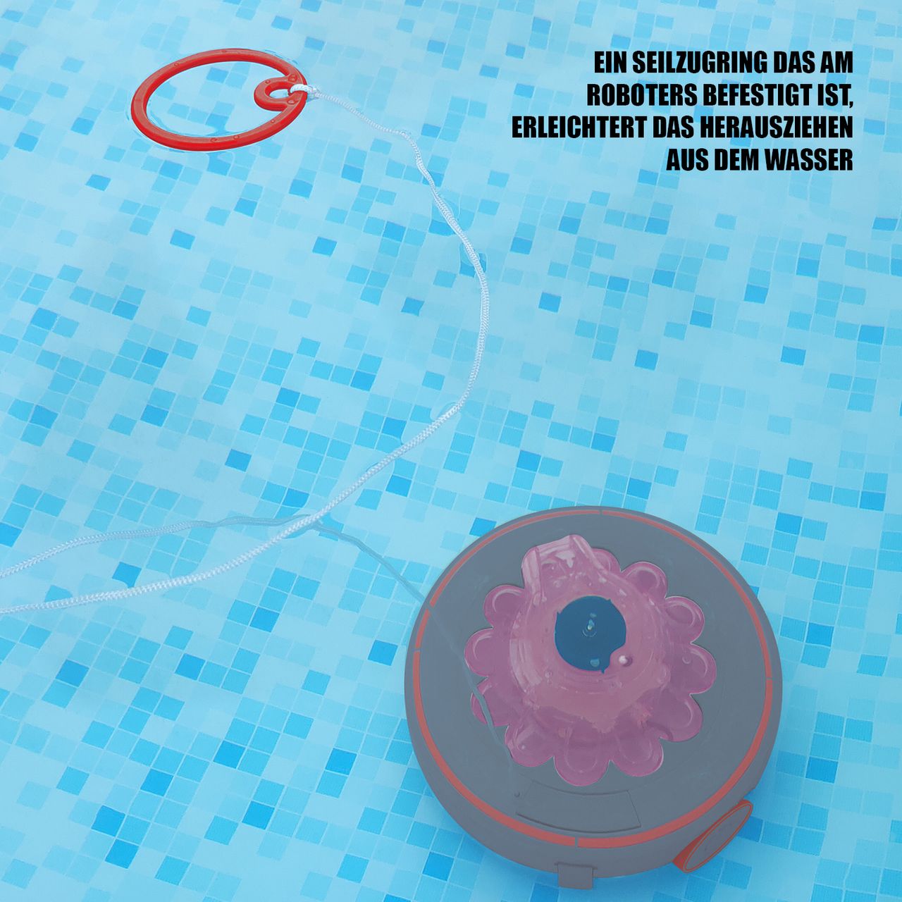 MAUK Kabelloser Pool-Reinigungs-Roboter Li-Ion MPRR1160