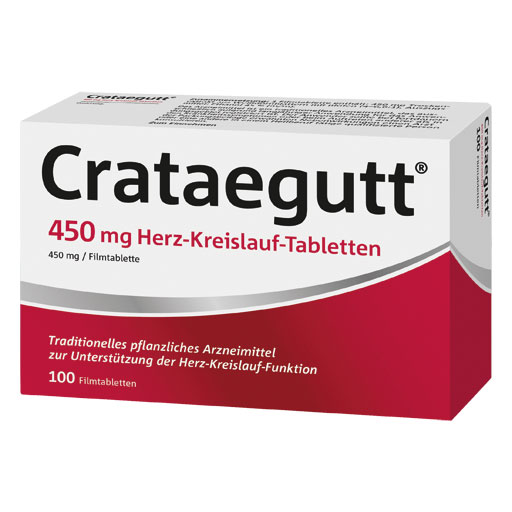 CRATAEGUTT 450 mg Herz-Kreislauf-Tabletten  100 St  Filmtabletten