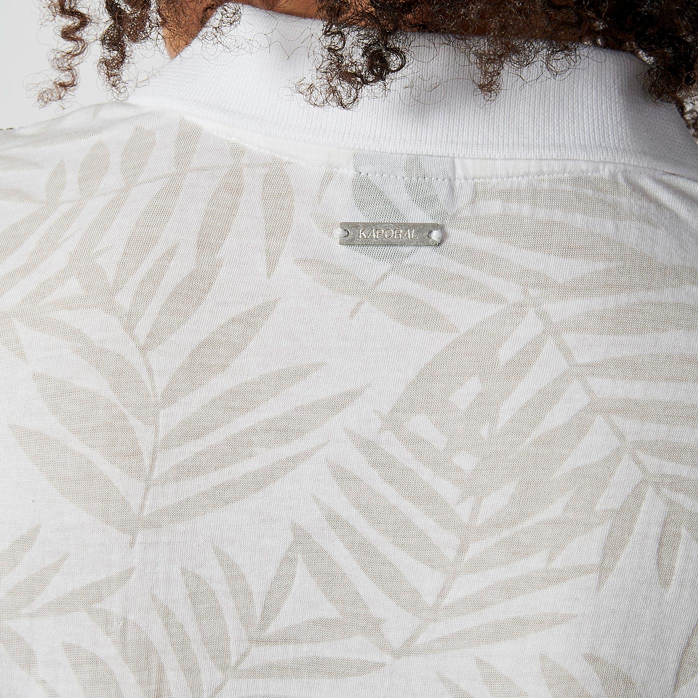 FUR    Polo blanc femme