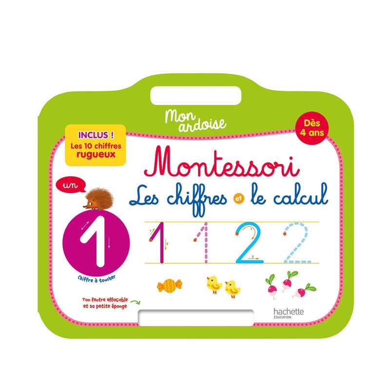 Livre ardoise J'écris les chiffres et j'apprends à compter - Hachette Education
