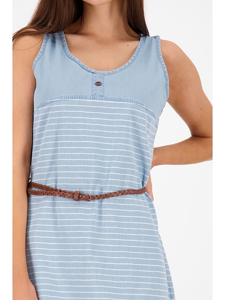alife and kickin Sommerkleid, Blusenkleid, Sommerekleid, Jeanskleid, Minikleid, Shirtkleid, Jerseykleid, Strandkleid DojaAK DNM B in light denim günstig kaufen XL