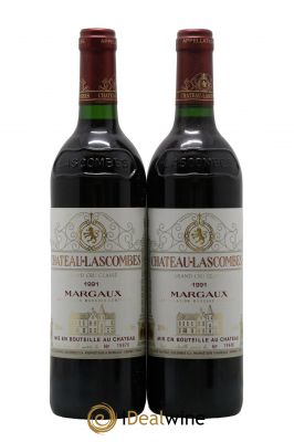 Château Lascombes 2ème Grand Cru Classé  1991 - Lot de 2 Bouteilles