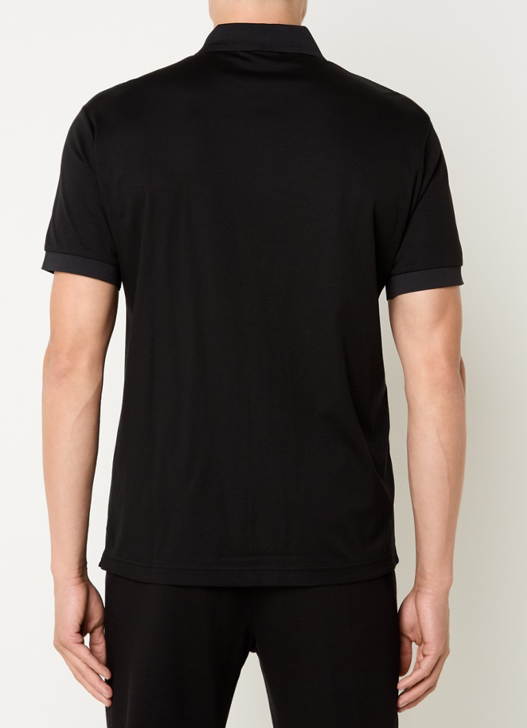 Polokošile Emporio Armani Regular Fit s polovičními zipem a logem
