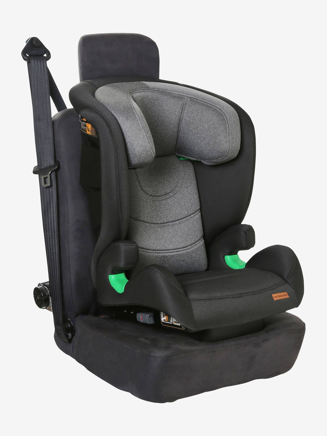 Vertbaudet i-Size-Kindersitz TWIDDLY, 100-150 cm bzw. Gr. 2/3 - pack schwarz