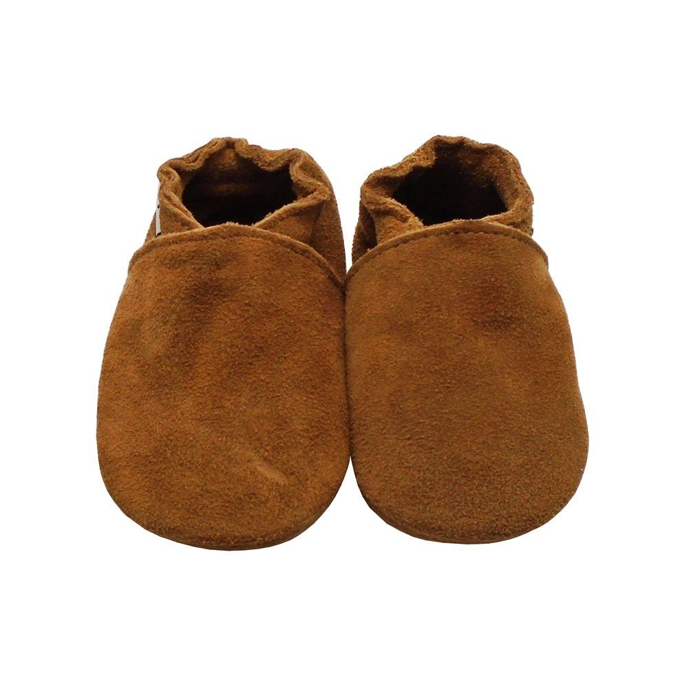 Yalion Weiche Leder Krabbelschuhe Baby Lauflernschuhe Lederpuschen Lauflernschuh Rutschfest