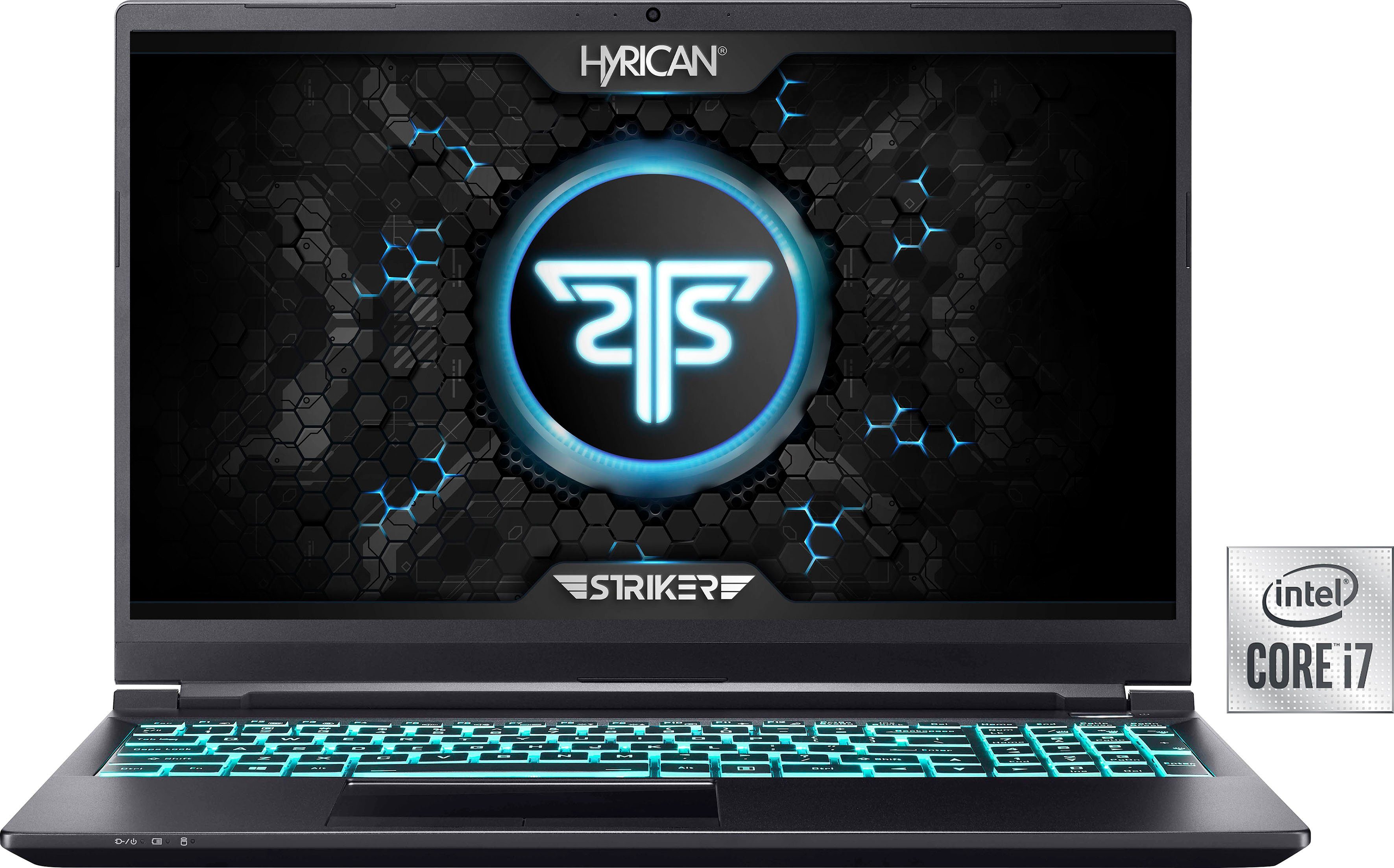 Hyrican Striker 1637 Gaming-Notebook (39,62 cm/15,6 Zoll, Intel Core i7 10750H, GeForce RTX 3080 Max.Q, 1000 GB SSD, 240 Hz Display, 32 GB RAM)